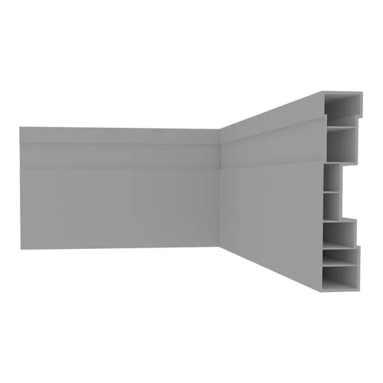 Zócalo Pvc Cinza 15mm 0,10x2,40