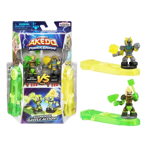Figura Akedo Set Versus X2 Epic Angry Astrid Vs Boot-up