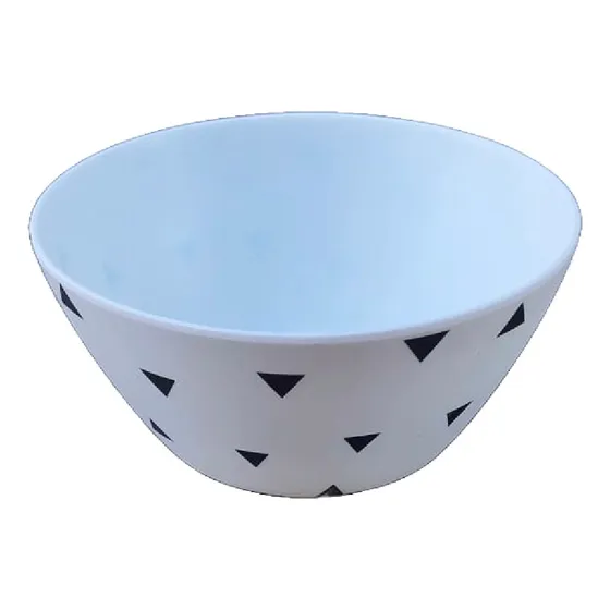 De 4 Bowls/cuencos Individuales - Melamina 15cm Color Triangulos