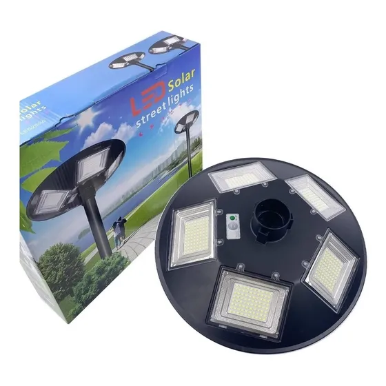 Lampara Luminaria Led Solar 250w Tipo Farol Jardín