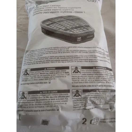 Cartuchos Filtros Retenedor 3m Serie 6001