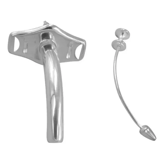 Cánula Jackson 9mm #5 Traqueostomía Acero Inox Plata Hergom