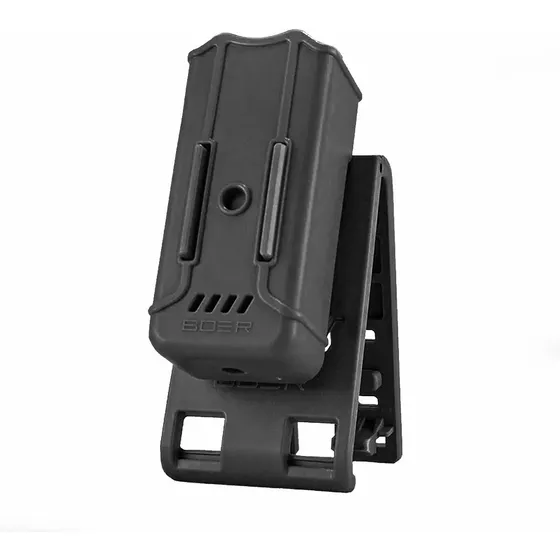 Porta Cargador Táctico Simple Universal Polímero Boer Color Negro