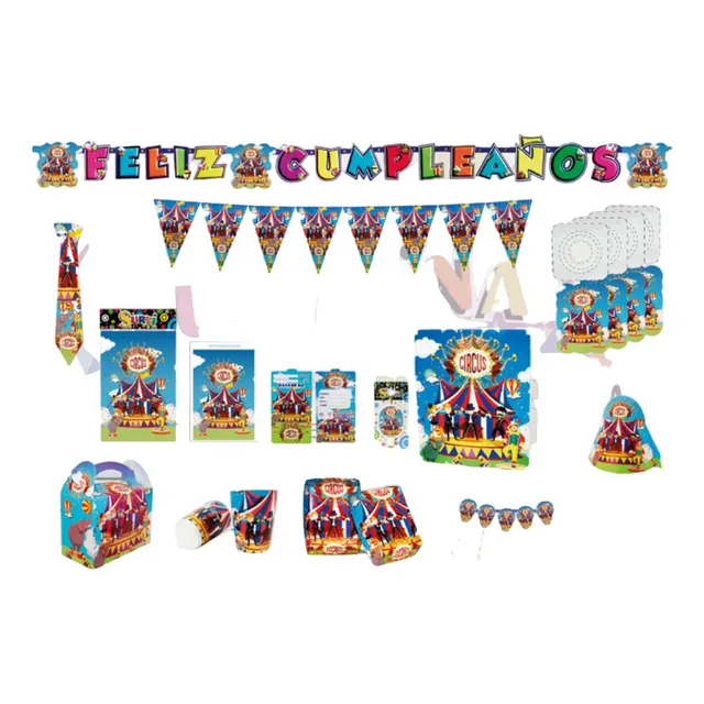 Kit Decoración Piñata Fiesta Infantil Económica Circo