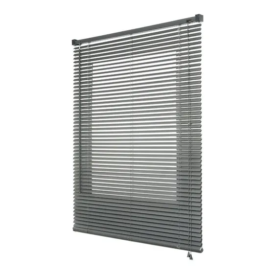 Persiana Pvc Janela Porta Sacada Escritório 25mm 120 X 130m Cor Cinza
