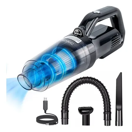 Gadnic de mano portátil 9000 Pa, 120 W, batería, auto y hogar