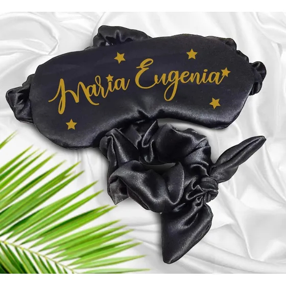 Antifaz Para Dormir Personalizado Nombre - Logo - Mensaje