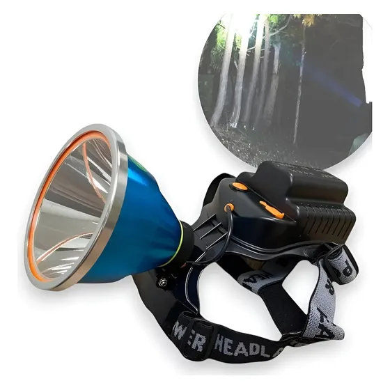 Lampara Camping Cabeza Focos Para Cazar Led Recargable 1500w