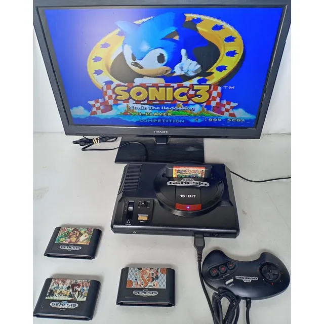 Sega Genesis Original Con 4 Juegos