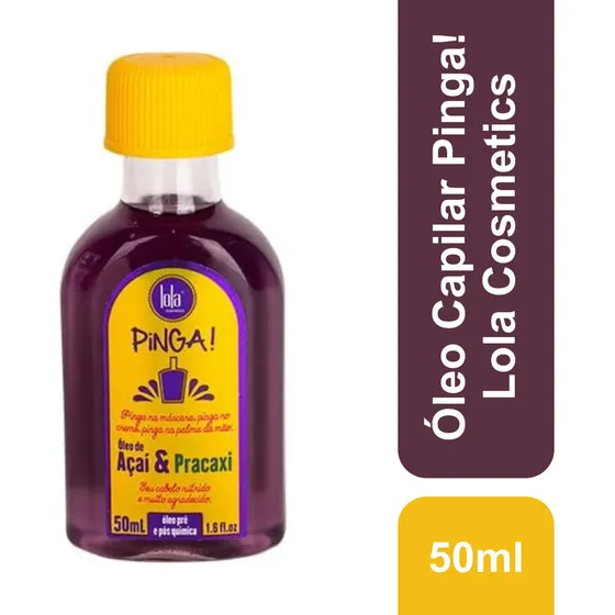 Lola Cosmetics Pinga! Óleo De Açaí E Pracaxi Pré E Pós Química 50ml