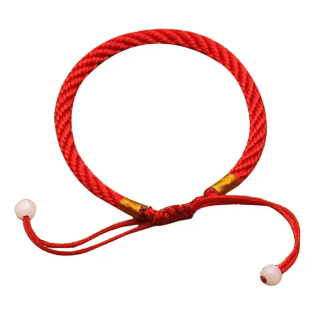 Underleaf Pulsera Cuerda Roja Buena Suerte Simple Budista