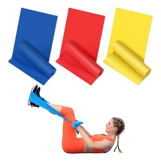 Bandas Elasticas Largas Entrenamiento Theraband Fitness X Un