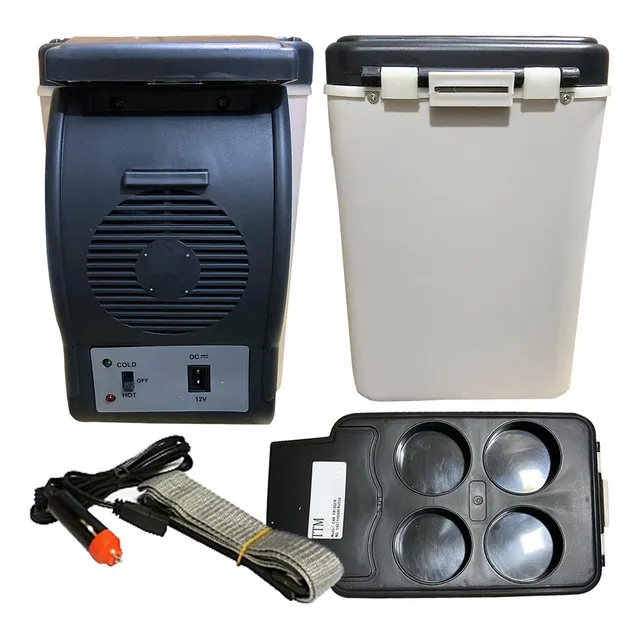 Nevera Portatil Cava Refrigerador Para Carros 6 Litros 12v