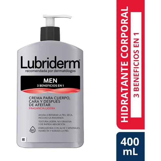 Lubriderm® Men 3 En 1 X 400 Ml