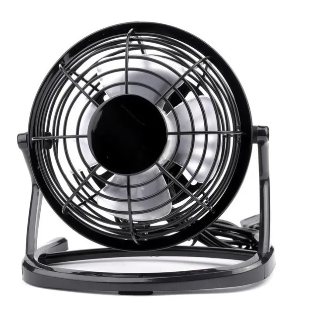 Ventilador Usb Portátil, Ajustable Ligero Silencioso, Negro