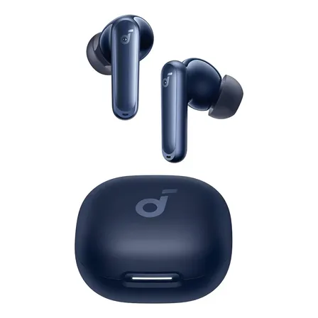 Fone De Ouvido Bluetooth 5.3 Soundcore P40i Da Anker, Cancelamento De Ruído Adaptativo, Graves Poderosos, 60h De... Azul-escuro