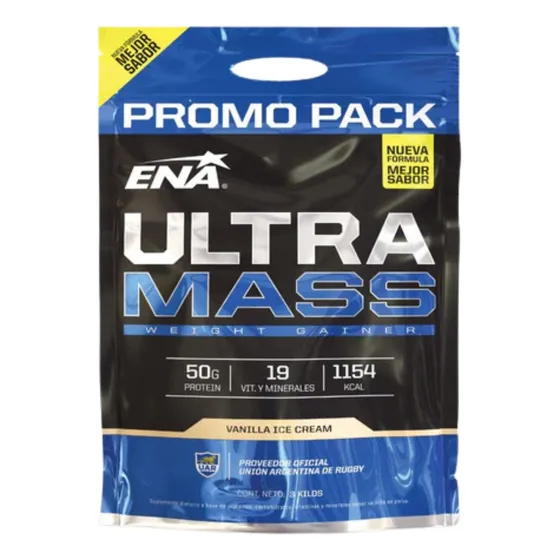 Ultra Mass Magg Big Size Ena Sabor Vainilla X3 Kg
