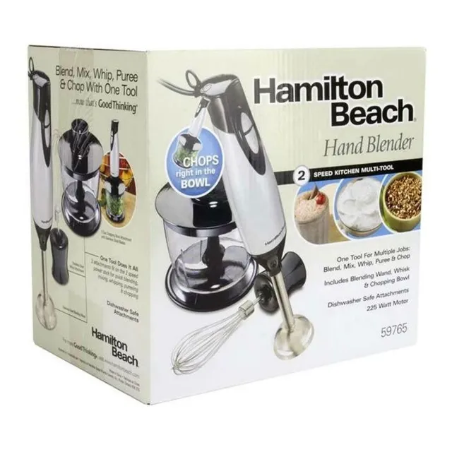 Batidor De Inmersion 225w 3 En 1 Hamilton Beach 59765