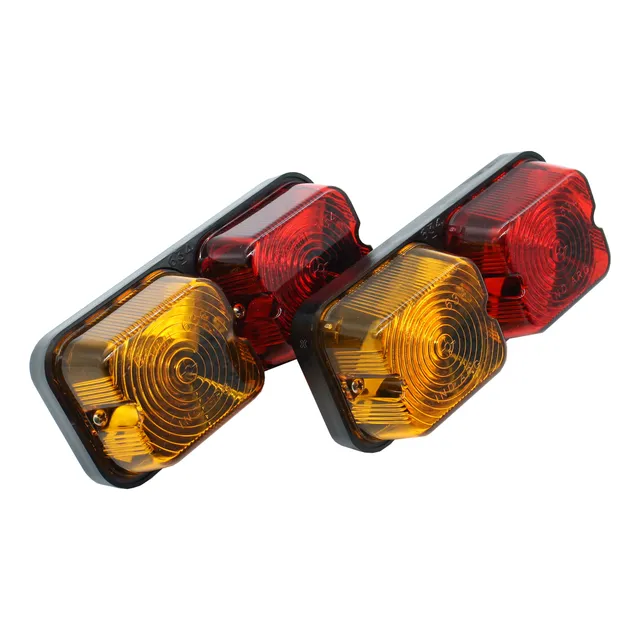 Faro Trasero Rectangular Universal Juego X 2 Baiml Baiml