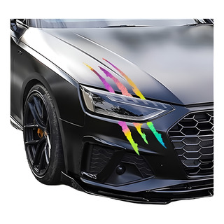 Calcomanía Vinil Sticker Garra Arañazo Faro Garrazo Tuning Calcomanía Vinil Sticker Garra Arañazo Faro Garrazo Tuning