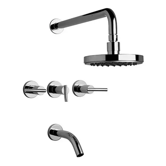 Griferia Ducha Fv Libby 103/39 Transferencia  Cromo