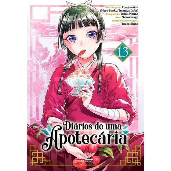 Kusuriya No Hitorigoto Diários De Uma Apotecária Vol 13 De Natsu Hyuuga Editorial Panini, Capa Mole Em Português