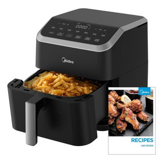 Freidora De Aire Midea 5.5qt, Tecnología De Aire Rápido De H Freidora De Aire Midea 5.5qt, Tecnología De Aire Rápido De H