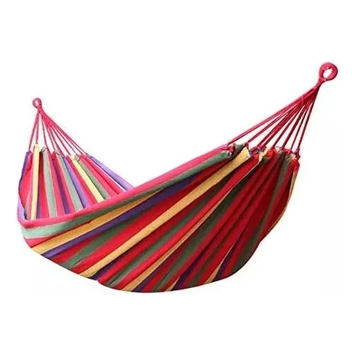 Hamaca De Algodon Jardin Camping Hogar Exterior Colores