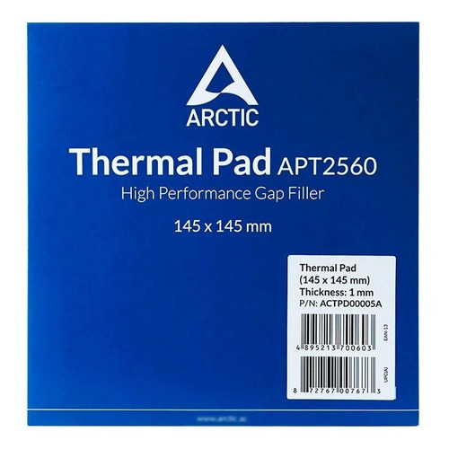 Pad Térmico Artic Almohadilla 72x72mm 1mm Alto Rendimiento