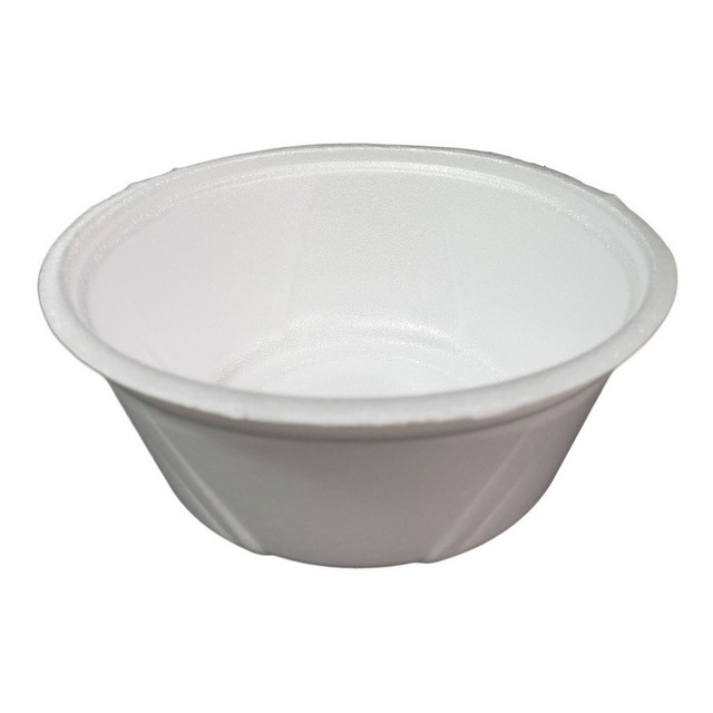100 Cumbuca/pote De Isopor Térmico P/caldo 300ml + Colheres 100 Cumbuca/pote De Isopor Térmico P/caldo 300ml + Colheres