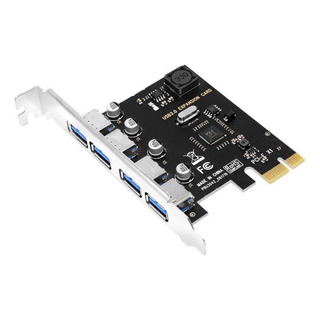 Placa De Expansão Pci-e Usb 3.0 De 4 Portas Pci Express Pci Placa De Expansão Pci-e Usb 3.0 De 4 Portas Pci Express Pci