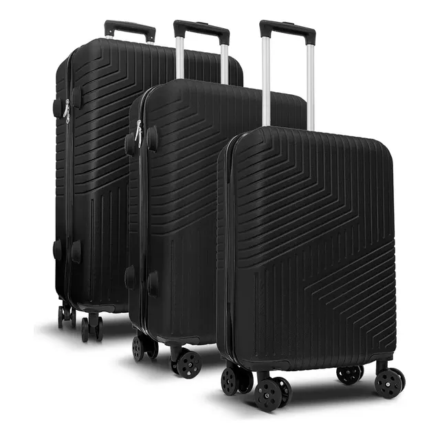 Valijas Set Triple De Viaje Rígidas Con 4 Ruedas