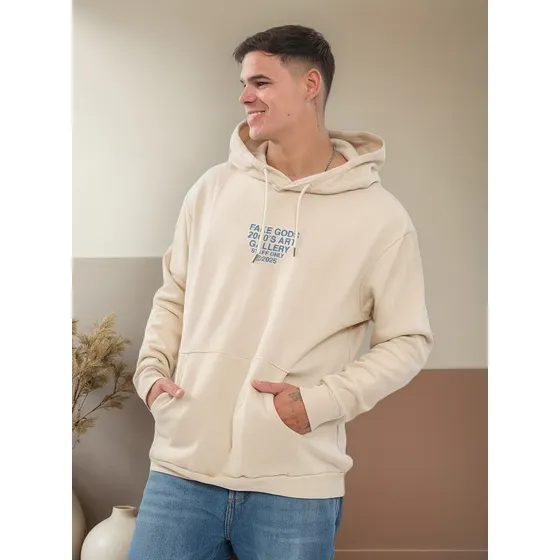 Canguro Over Estampado Fake Goods Baron Blonde Hombre