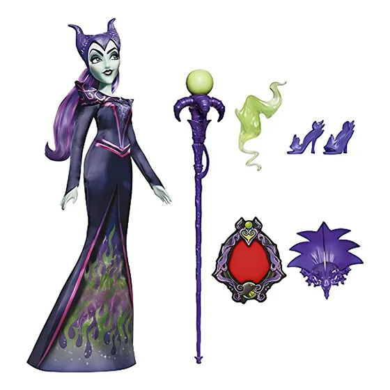 Muñeca Maléfica De Villanos De Disney, Accesorios Y Ropa