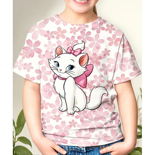 Camiseta Gata Marie Gatinha Desenho Aristogatas Duquesa Fofa