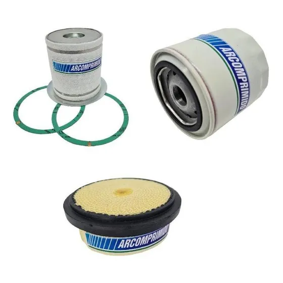 Kit De Filtros Para Compressor Kaeser Sm-10 Similar