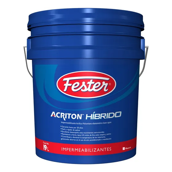 Fester Acriton Híbrido Cubeta 19/lts