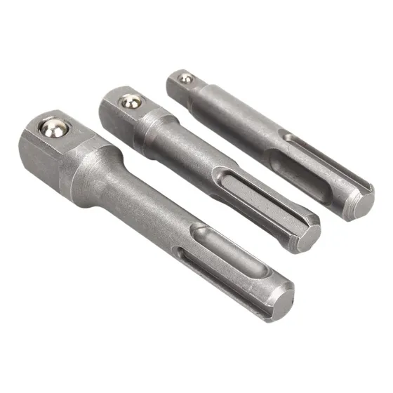 3pcs/set Impact Drill Sds Plus Socket Adapter Converter