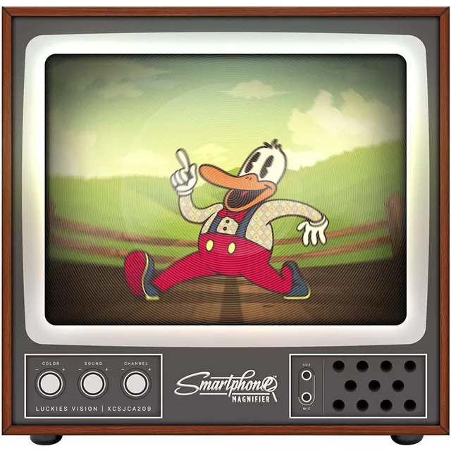 Lupa Pantalla Telefono Retro 8 Tv Celular Pelicula 2x