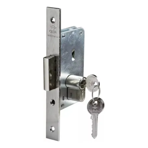Cerradura De Seguridad 35mm Cisa De Embutir Corta Modelo 84