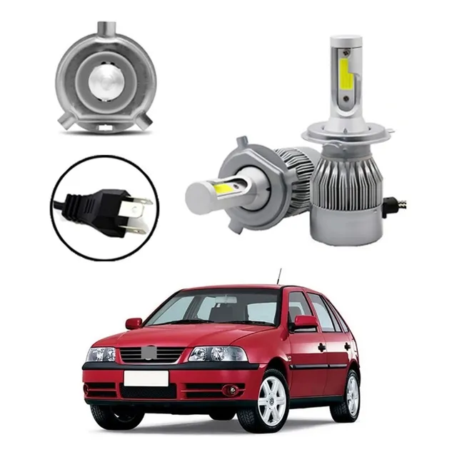 Gcd Kit Bombillas Led Faros Altos Y Bajos Gol G3 2003 2004