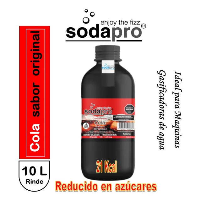 Sodapro Jarabe Concentrado Sabor Cola Original Bot. X 500cc.