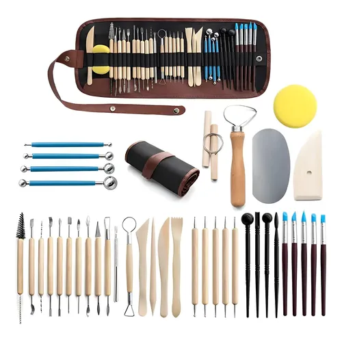 Leather Tool 3pcs Carving Printing Craft Spoon Stylus Set