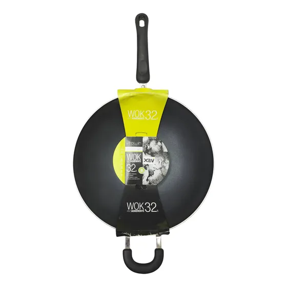 Wok Sarten Chino 32cm Teflon Prowin Rr. 5207 Salida Xavi