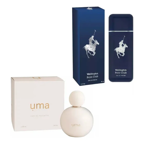 Pack X2 Perfumes Wellington Polo Club + Uma Perfuma 