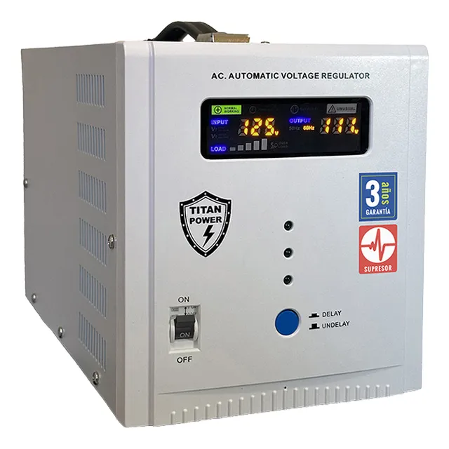 Regulador De Voltaje 3 Kva Con Supresor De Picos 30ka, 120v