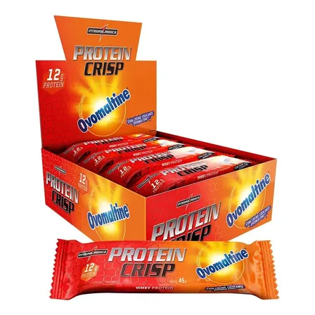 Protein Crisp Bar Ovomaltine 12 Unidades 45g Integralmedica Ovomaltine