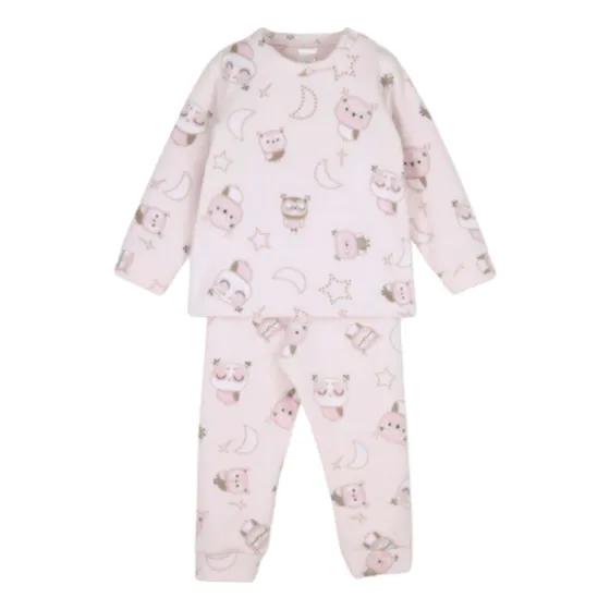 Pijama Microsoft Corujinhas Primeiros Passos Meninas Dedeka