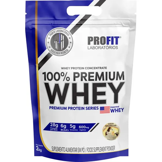 100% Premium Whey Protein Concentrado 2kg Profit Labs