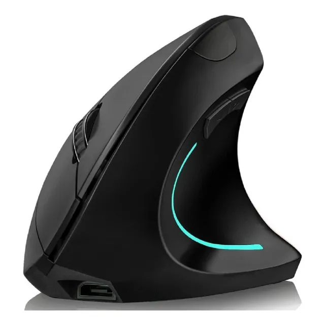 Mouse Vertical Ergonómico Usb Recargable Dual Mode 24hz